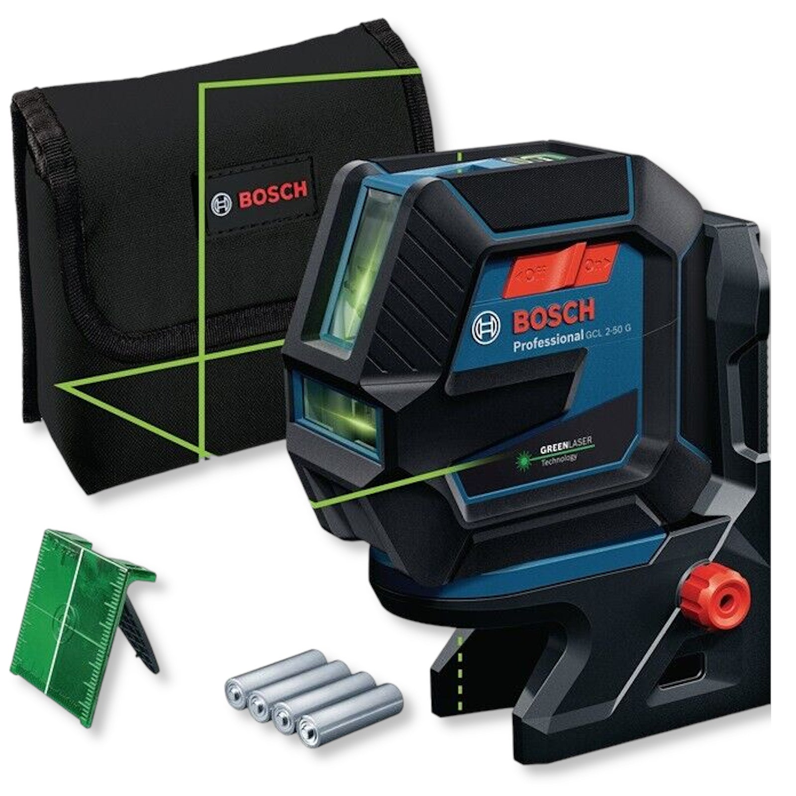 Bosch Linienlaser Kreuzlinienlaser Kombilaser grün GCL 2-50 G