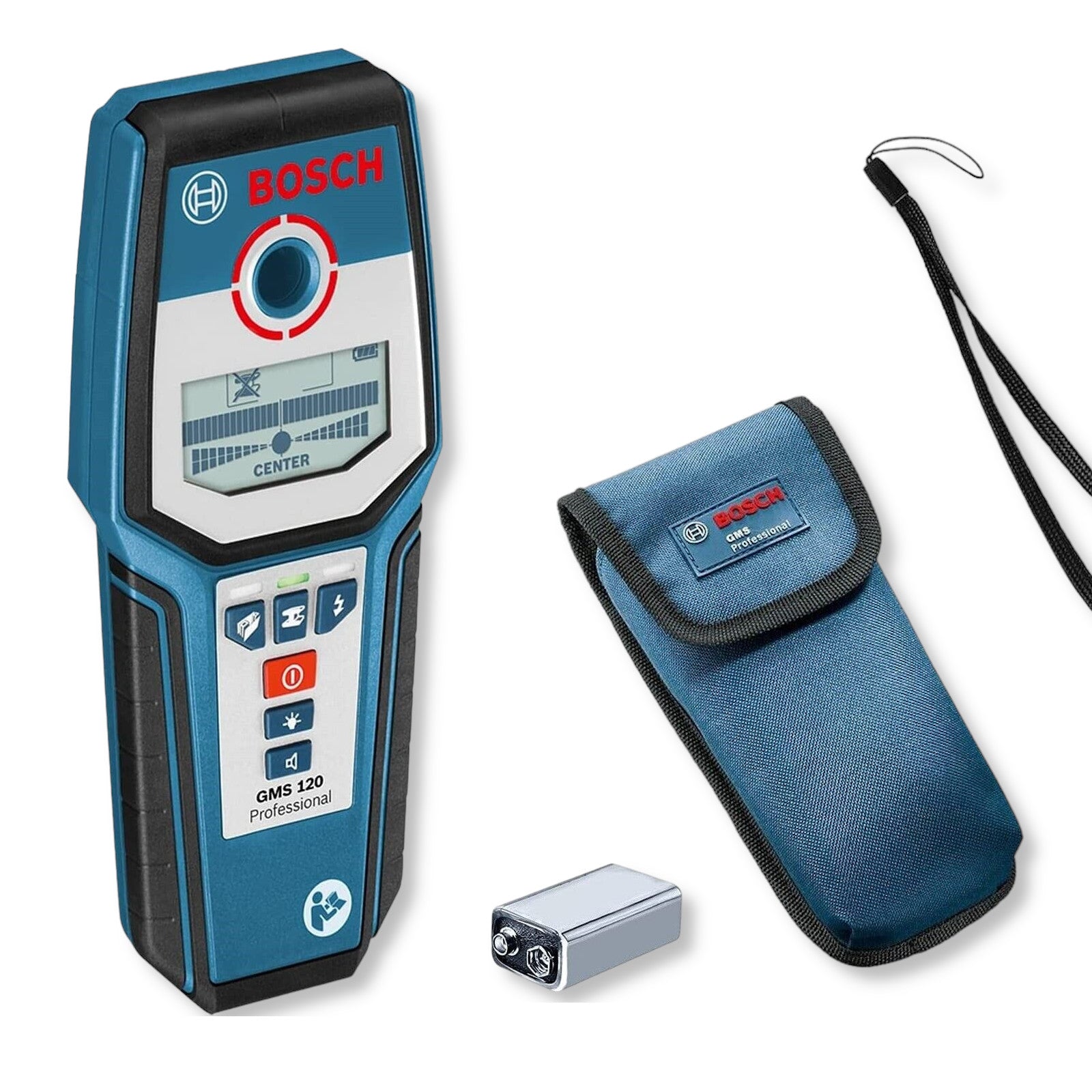 Bosch Ortungsgerät GMS 120 + Tasche