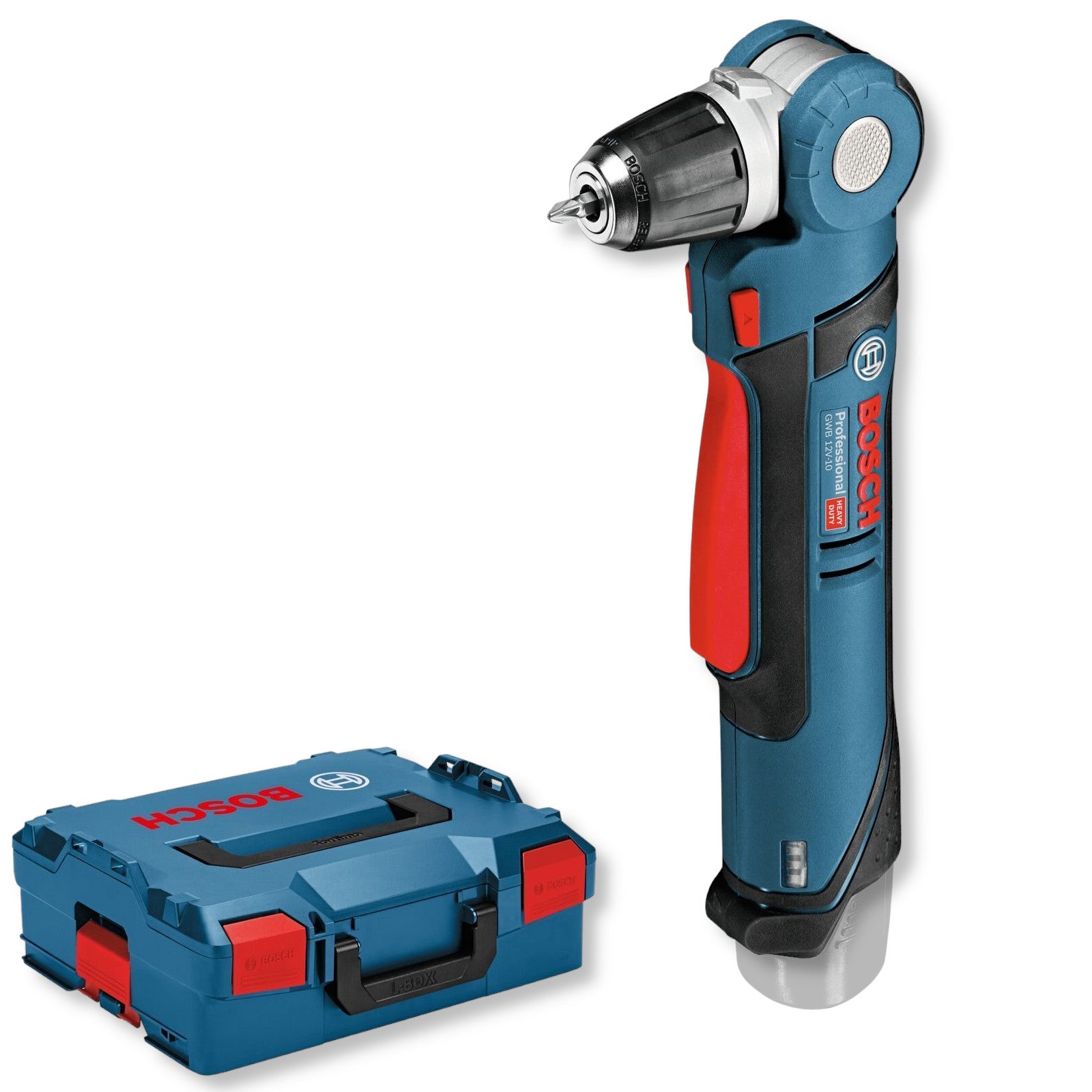 Bosch Akku-Winkelbohrmaschine 12V GWB 12V-10 + L-BOXX