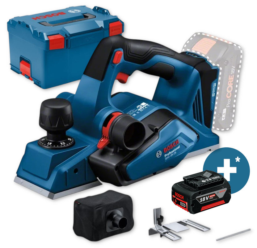 Bosch Akku-Hobelmaschine Hobel 18V GHO 18V-26 06015B5000