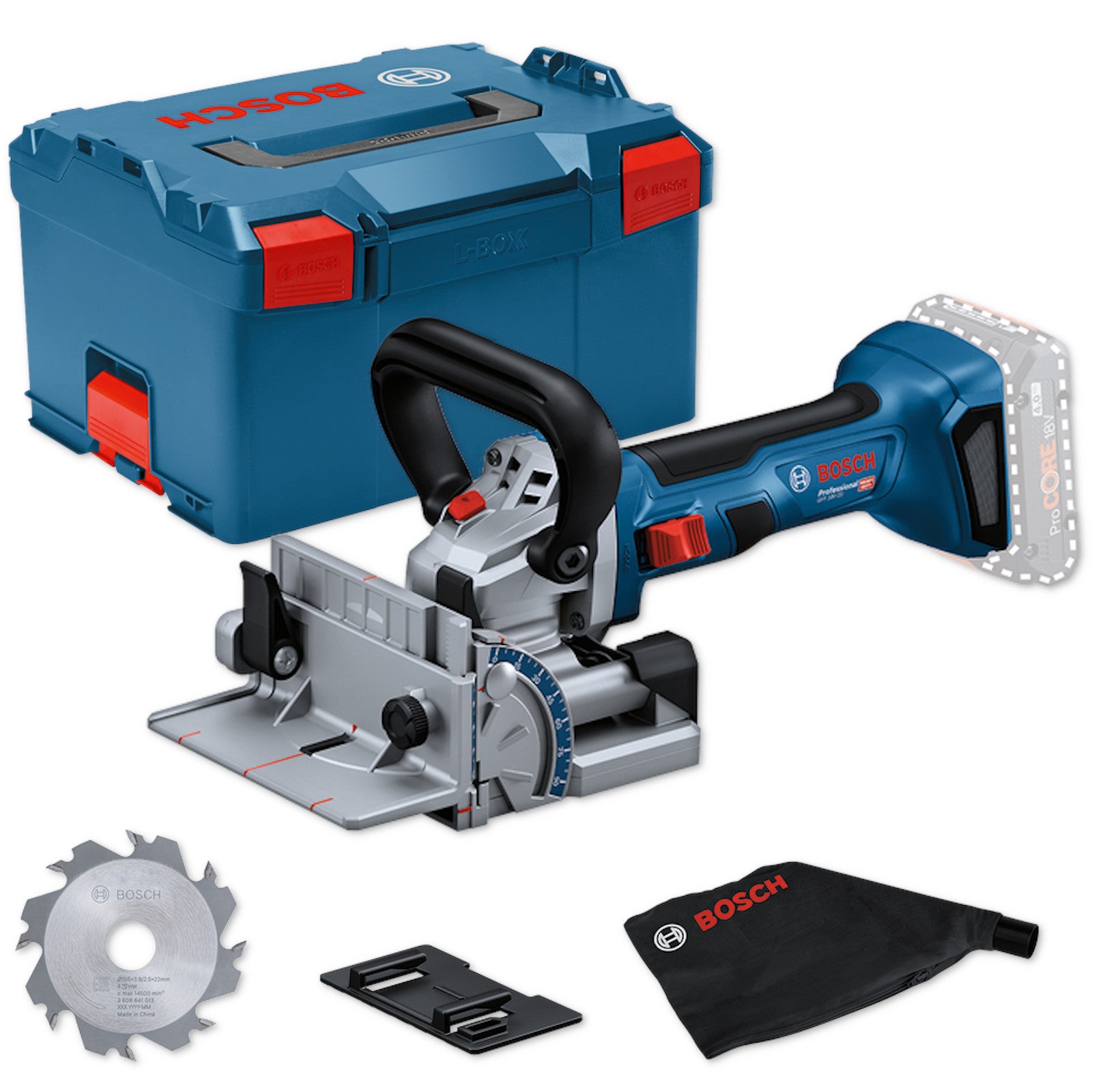 Bosch Akku-Flachdübelfräse 18V GFF 18V-22 0601620101