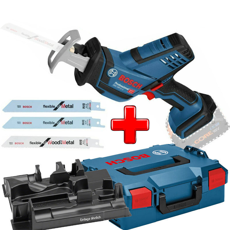 Bosch Akku-Säbelsäge 18V GSA 18 V-LI C + L-BOXX