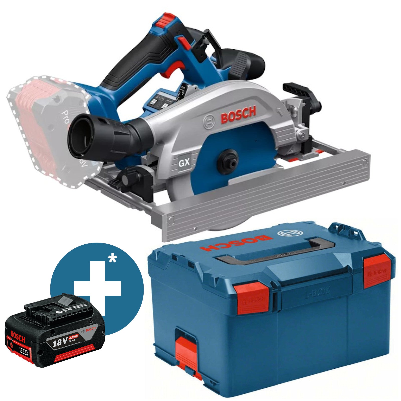 Bosch Akku-Handkreissäge 18V GKS18V-57-2 GX 06016C1001