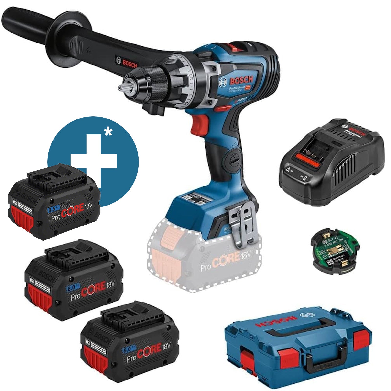 Bosch Akku-Bohrschrauber GSR 18V-150 C 06019J5005