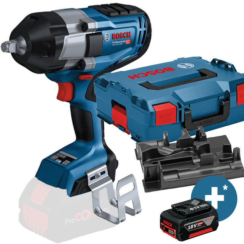 Bosch Akku-Schlagschrauber 18V GDS 18V-1000 + Schwäble Adapter