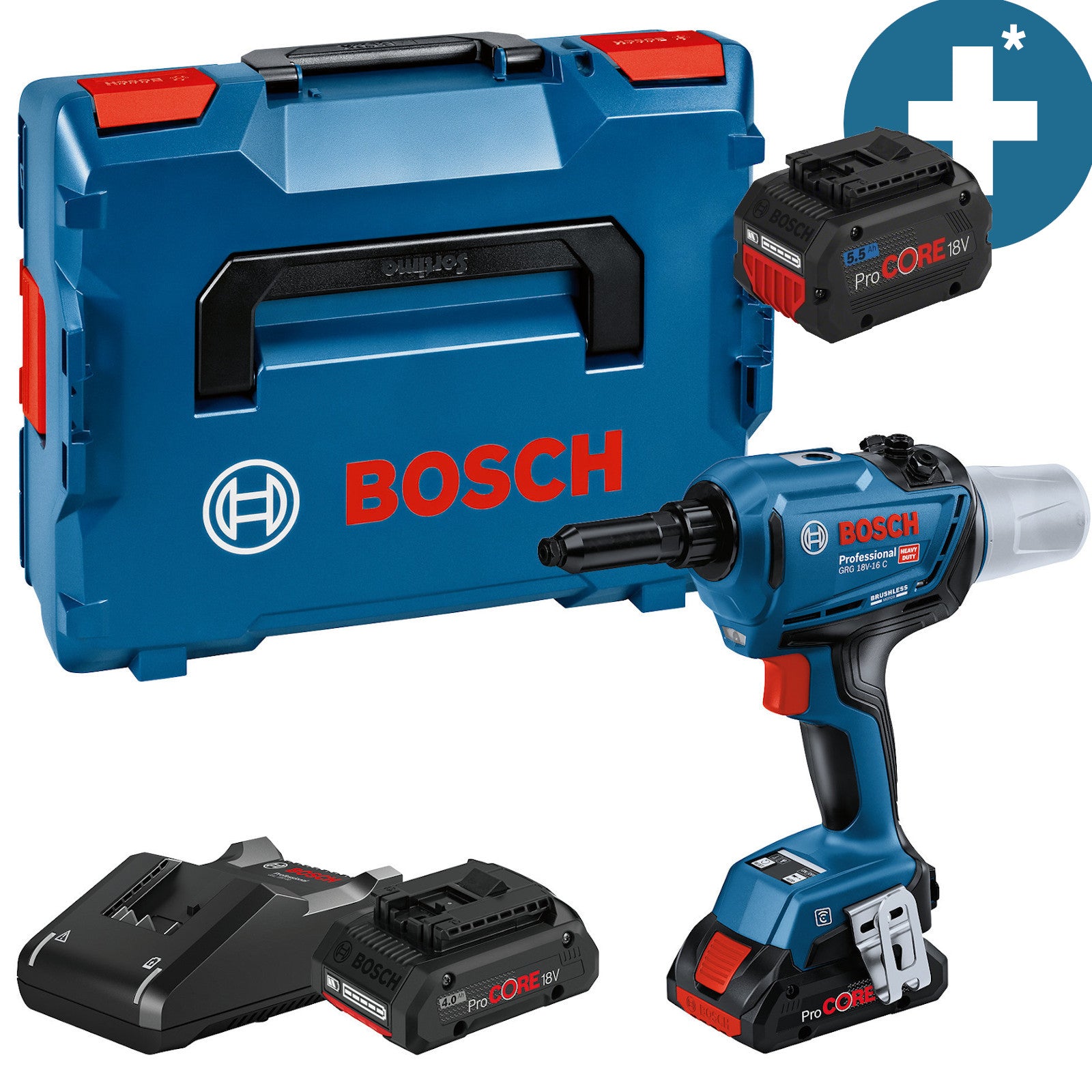 Bosch Akku-Nietpistole 18V GRG 18V-16 C 06019K5001