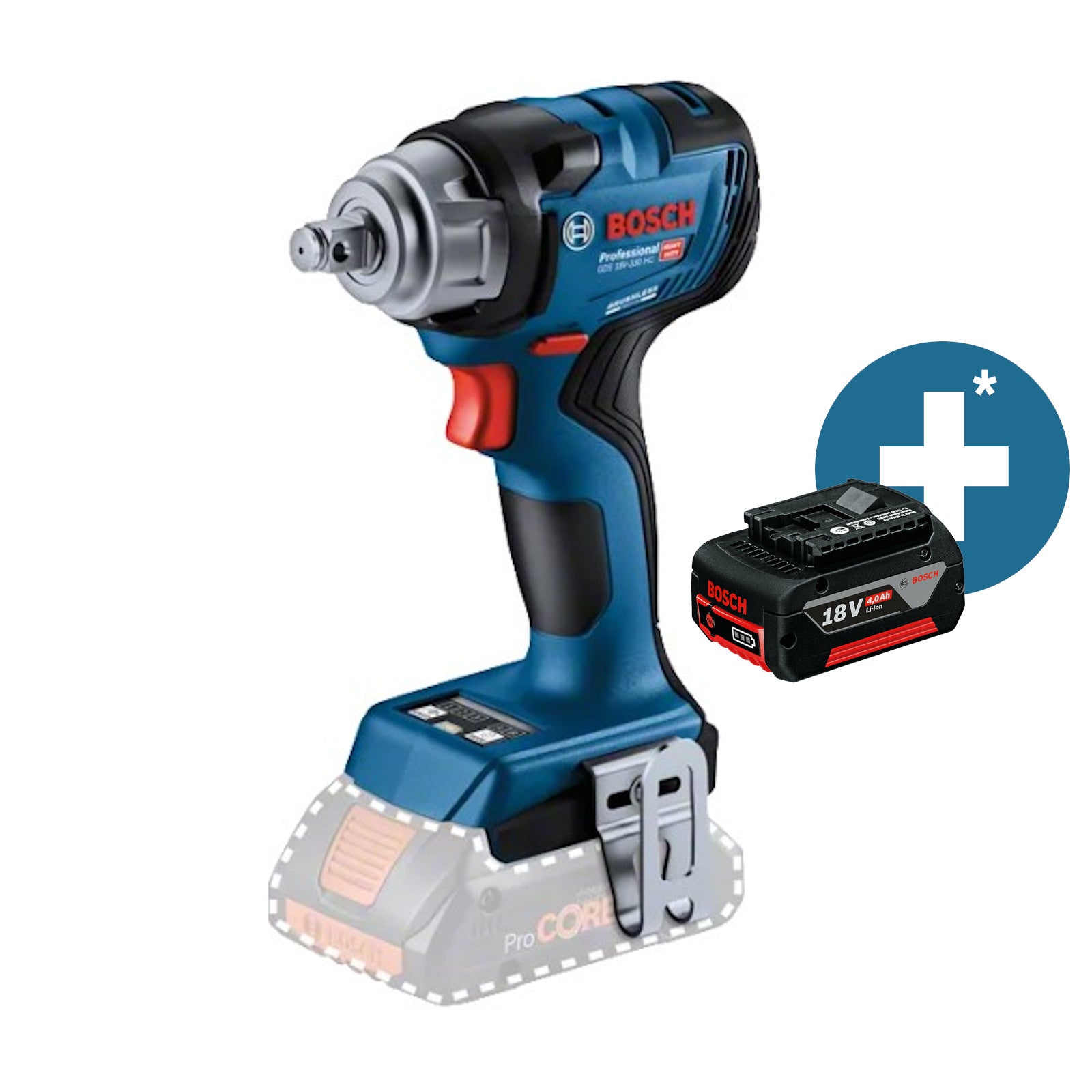 Bosch Akku-Schlagschrauber 18V GDS 18V-330 HC