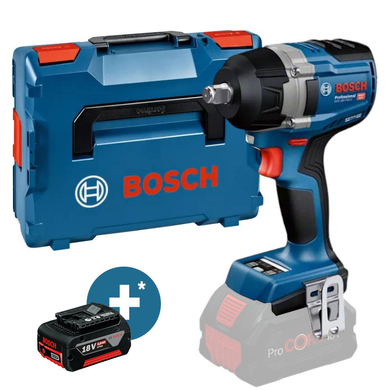 Bosch Akku-Schlagschrauber 18V GDS 18V-750C KFZ 750Nm + L-Boxx 06019L9001
