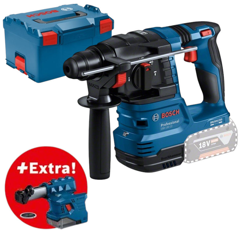 Bosch Akku-Bohrhammer Kombihammer 18V GBH 18V-22 1,9J 0611924004