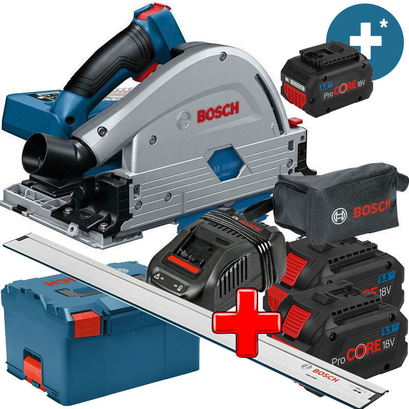 Bosch Akku-Tauchsäge 18V BITURBO GKT18V-52 GC