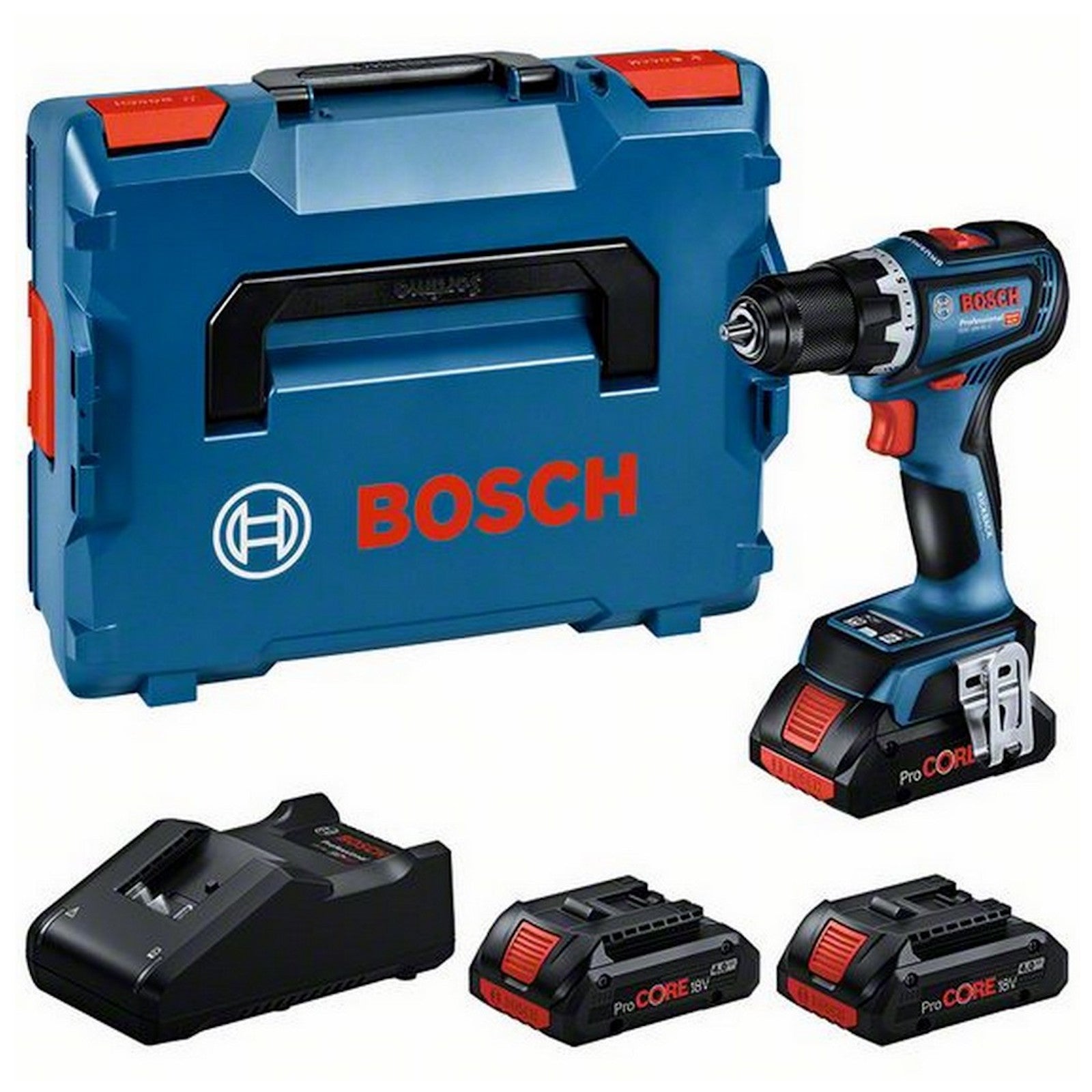 Bosch Akku-Bohrschrauber 18V GSR18V-90C 3xPC 4Ah 0615A5002R