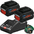Bosch Starter Set 18V 2 x ProCORE18V 8.0Ah Battery GAL 18V-160 C Charger GCY 42