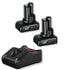 Bosch starter set 2x GBA 12V 6Ah + GAL 12V-40