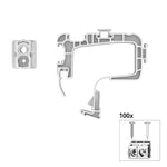 Bosch Elektriker Befestigungsteile 18V Akku-Nagler GNB18-38 40 mit E-Mundstück