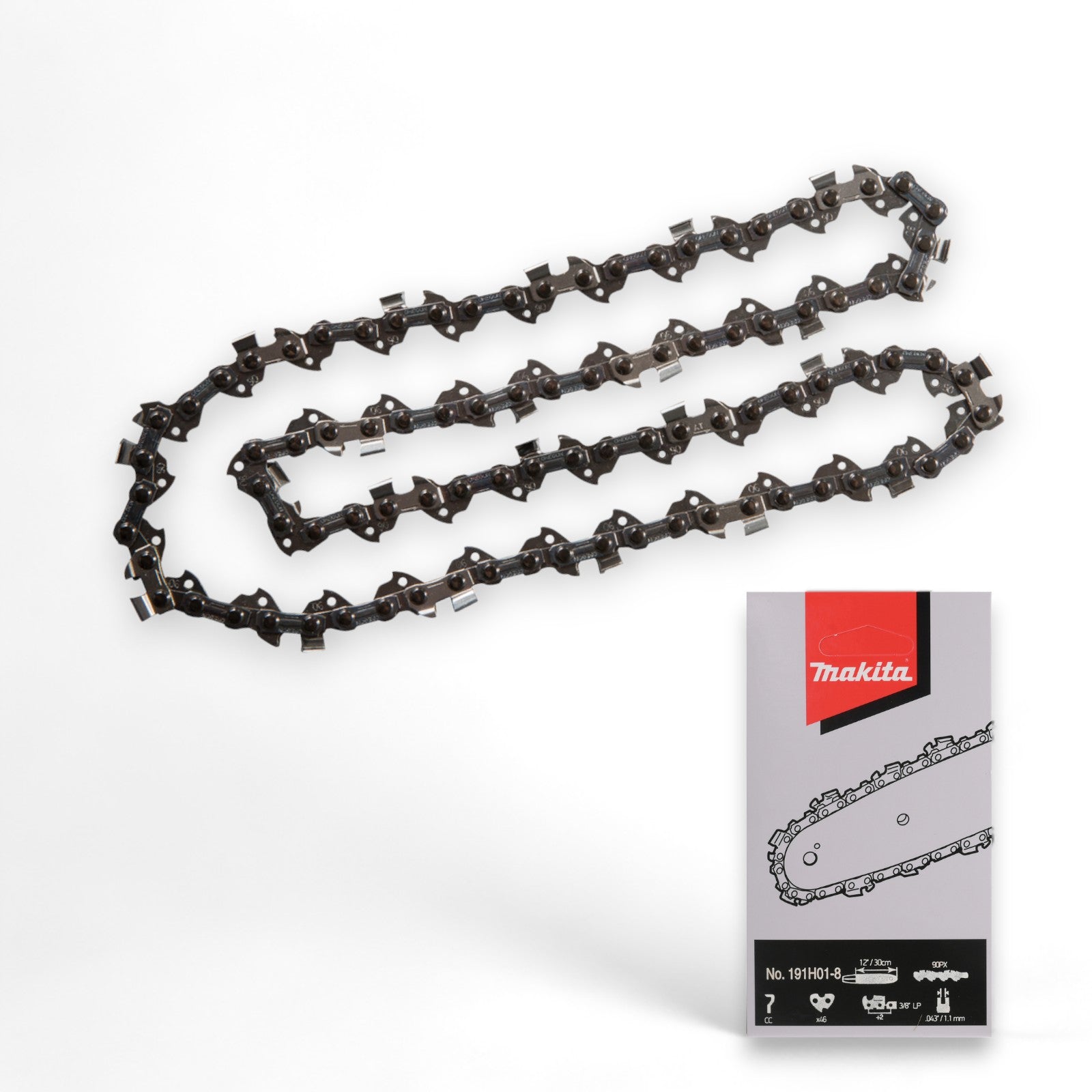 Makita Sägekette 191H01-8 30cm 1,1mm 3/8" HM für DUC353 UC3541