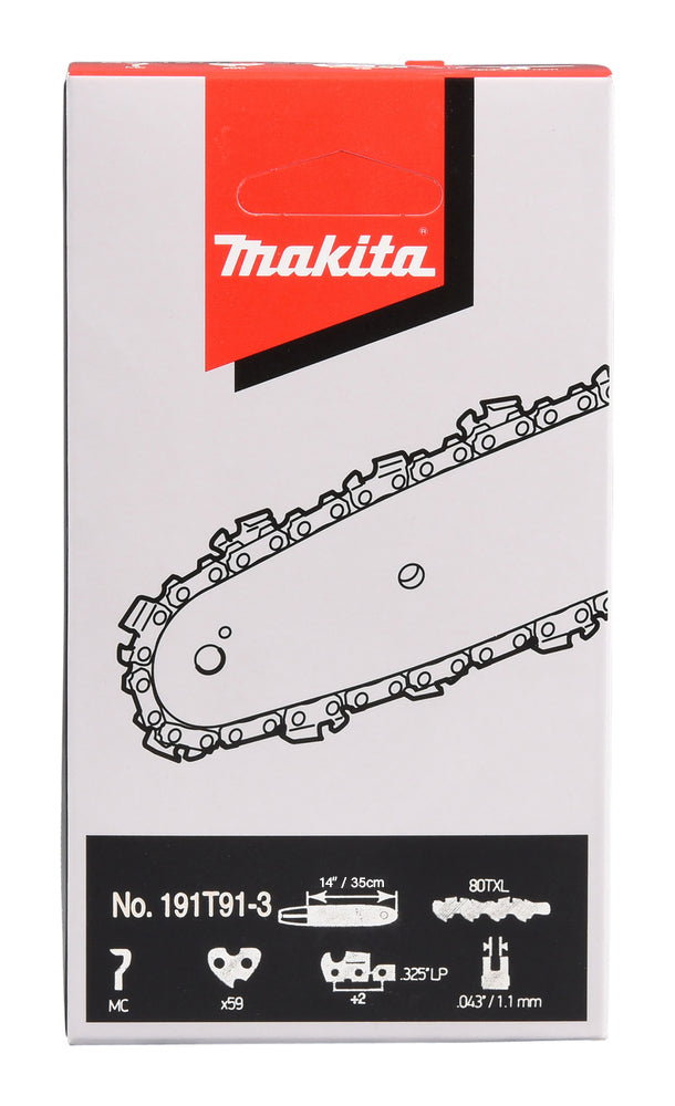 Makita Sägekette Ersatzkette für Akku-Kettensägen 35cm 59TG 1,1mm 191T91-3