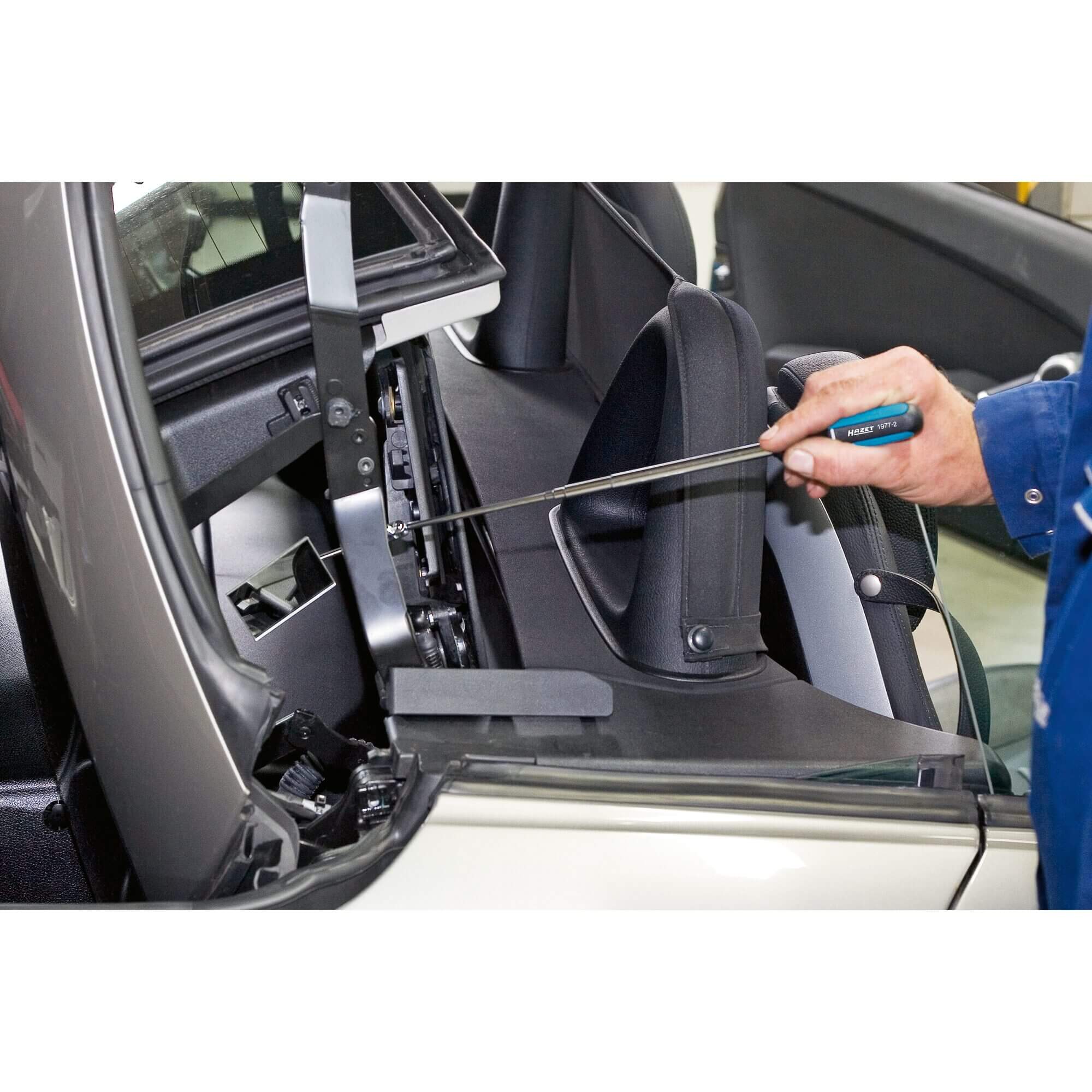 Hazet Teleskop-Spiegel Satz 1977-2/4 Diagnosetechnik Montagespiegel