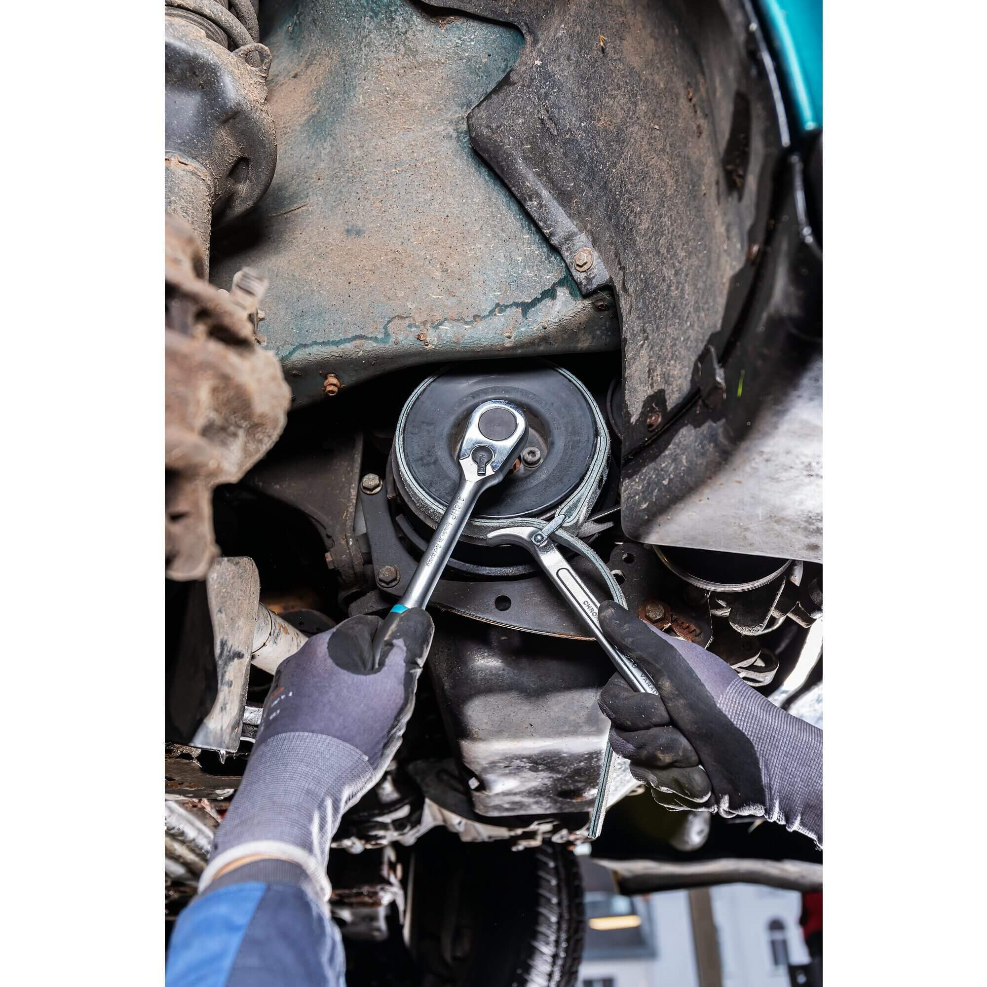 Hazet KFZ Universal Bandschlüssel 80-180mm für Ölfilter Generator