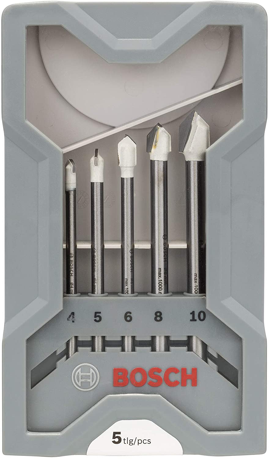 Bosch CYL-9 Ceramic Tile Drill Bit Sets, 5-piece, 4-10mm