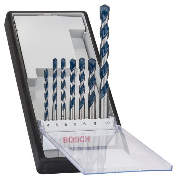 Bosch CYL-5 drill bit sets, masonry drill bits, concrete drill bits, 7-piece
