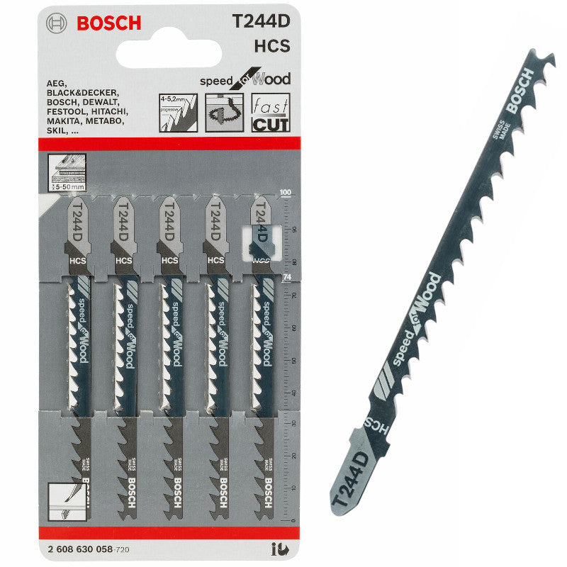 Bosch Stichsägeblätter  für Pendelhubstichsäge Holz Metal uvm.