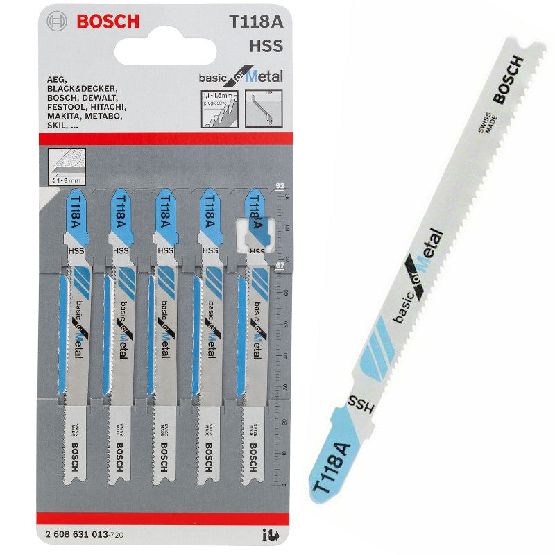 Bosch Stichsägeblätter  für Pendelhubstichsäge Holz Metal uvm.