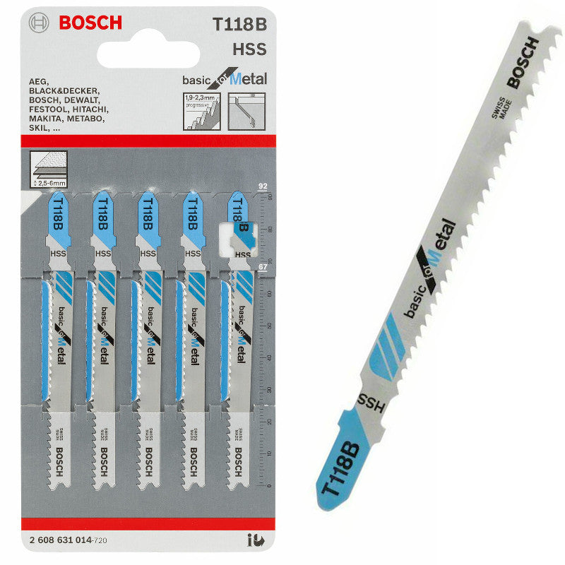 Bosch Stichsägeblätter  für Pendelhubstichsäge Holz Metal uvm.