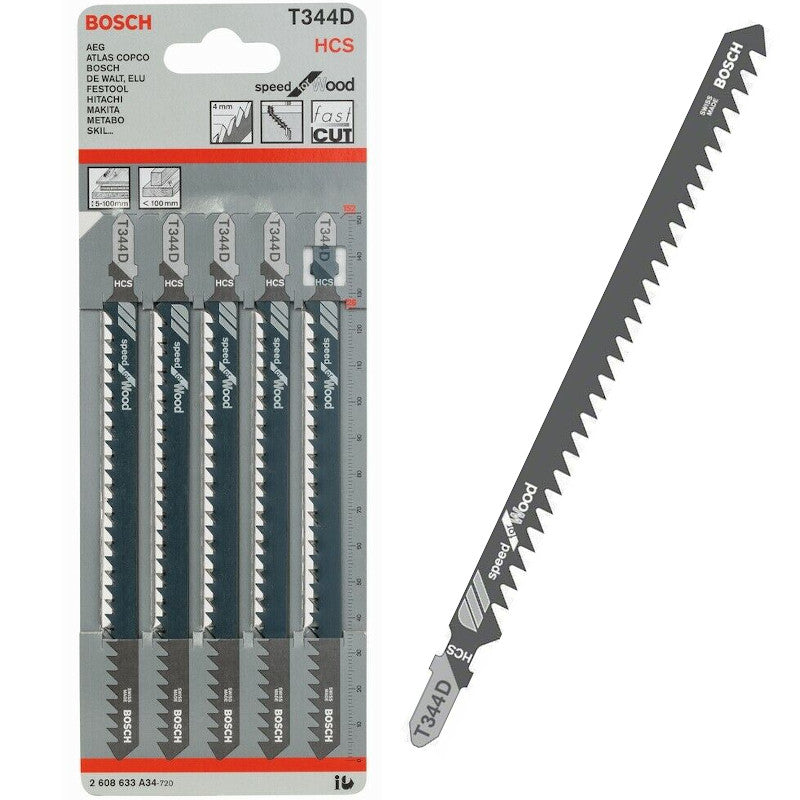 Bosch Stichsägeblätter  für Pendelhubstichsäge Holz Metal uvm.