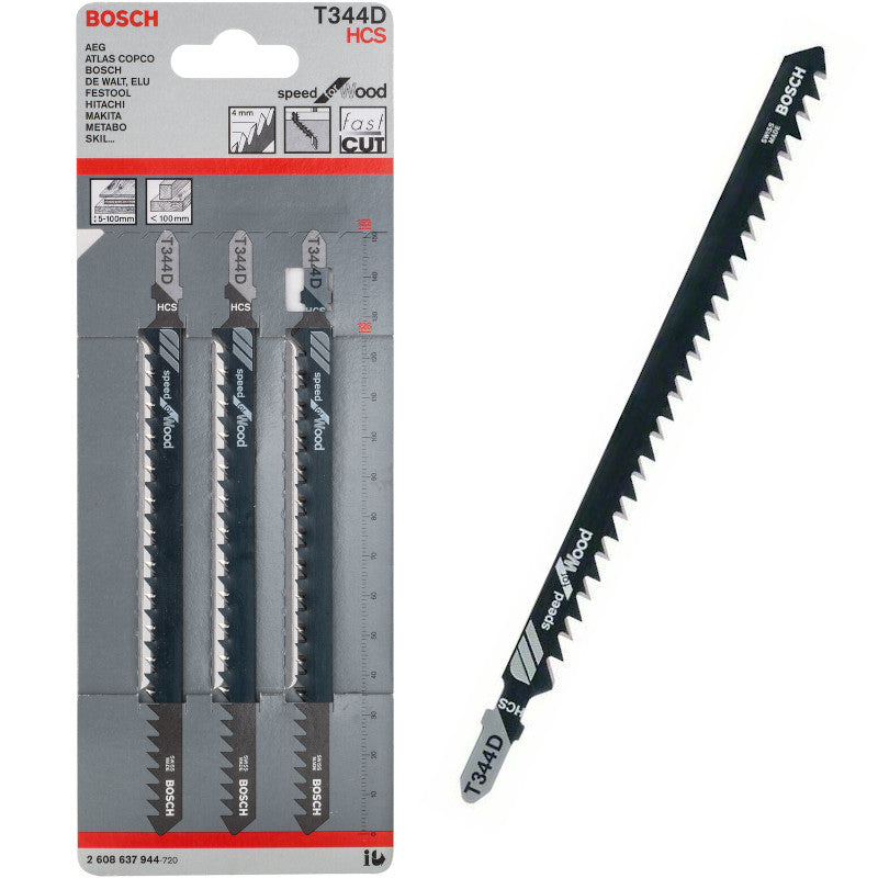 Bosch Stichsägeblätter  für Pendelhubstichsäge Holz Metal uvm.