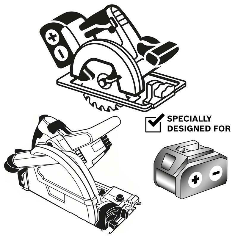 Bosch Sägeblatt 165mm für Akku-Handkreissäge, Tauchsäge Laminat