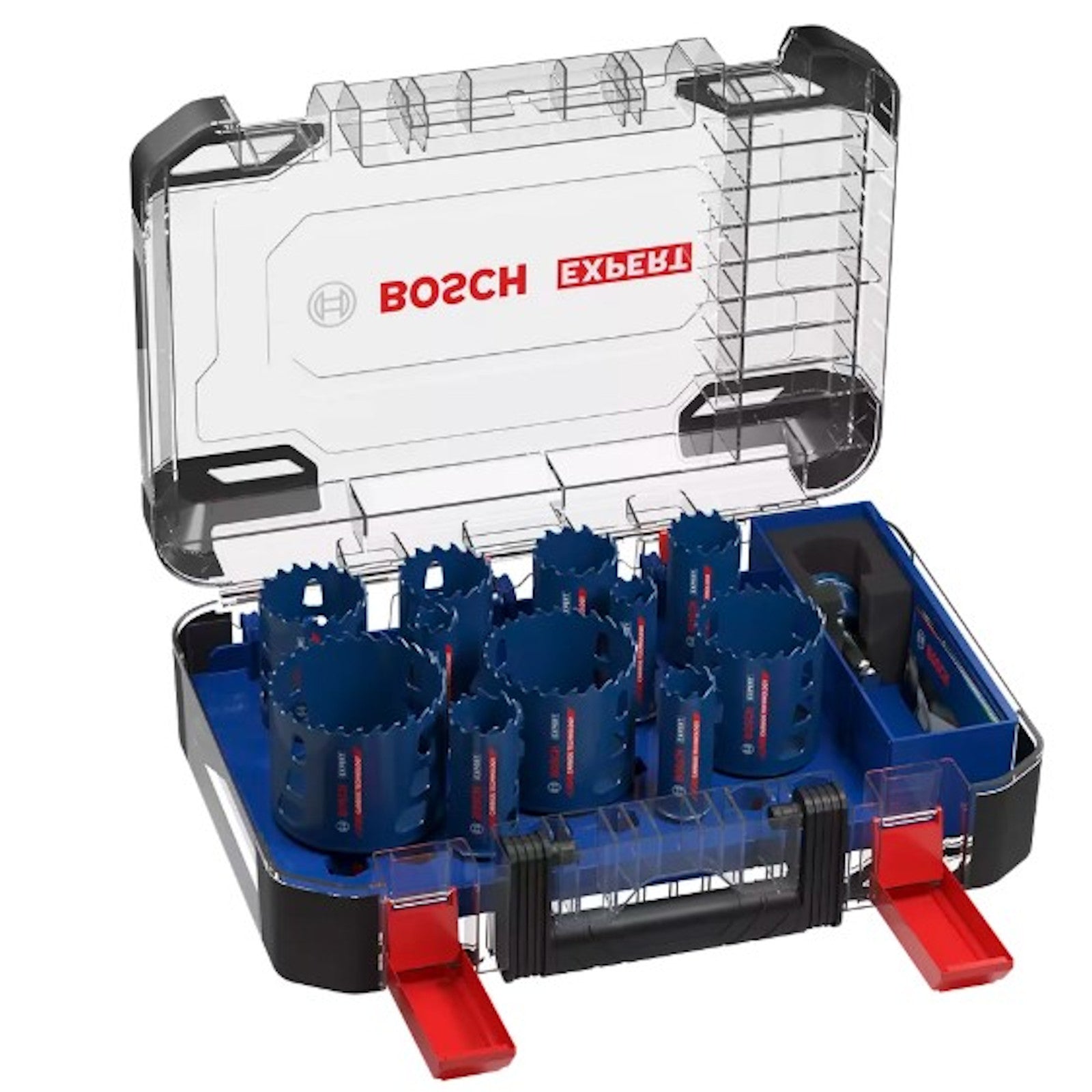 BOSCH EXPERT Tough Material Lochsäge-Set, 20/22/25/32/35/40/44/51/60/68/76 mm, 14-tlg. 2608900448