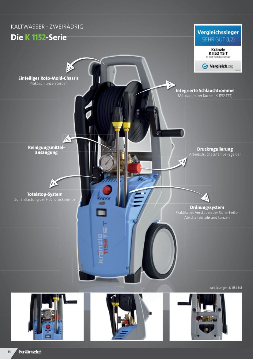 Kränzle High Pressure Cleaner K1152 TST