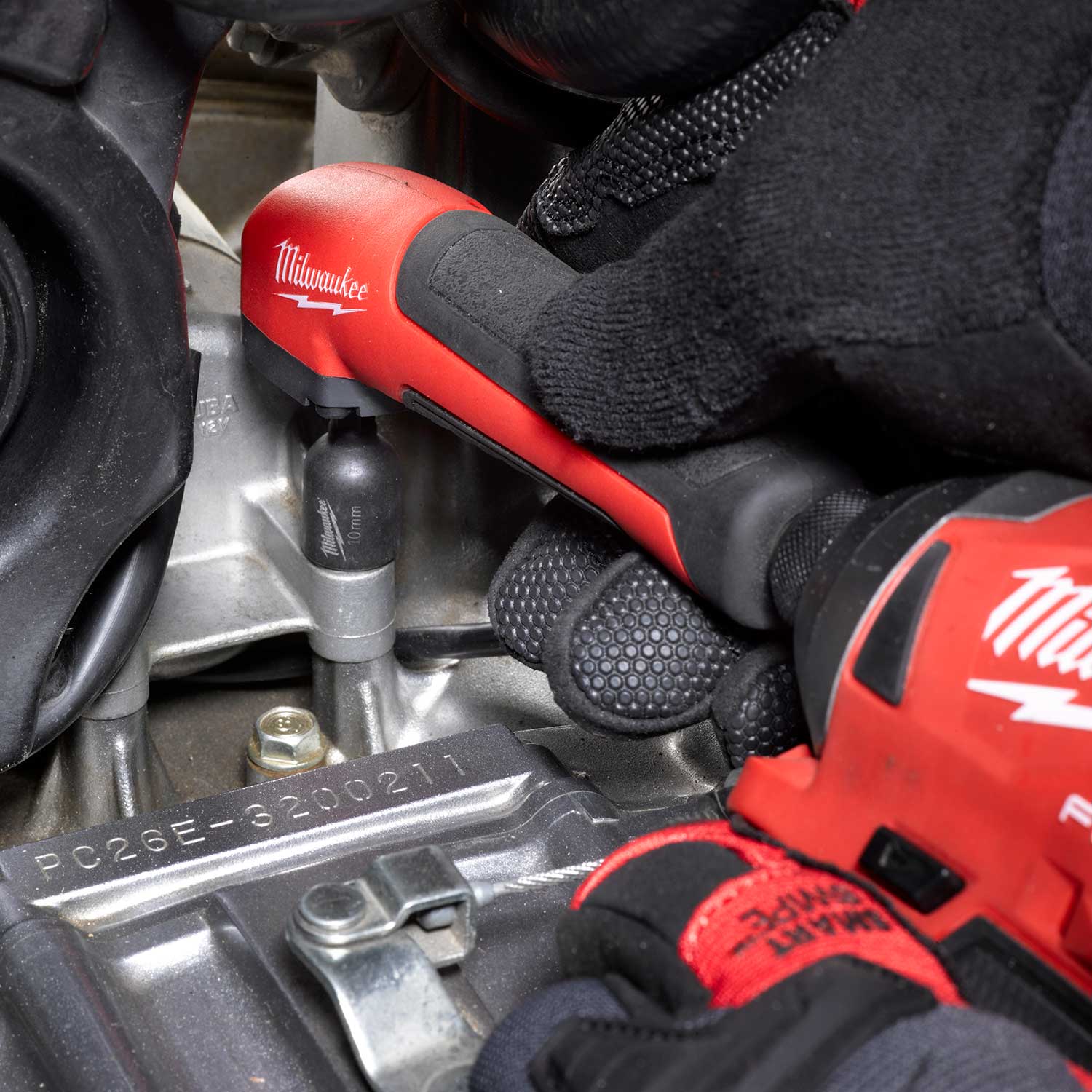 Milwaukee Winkelschraubvorsatz 1/4'' + 10Bits