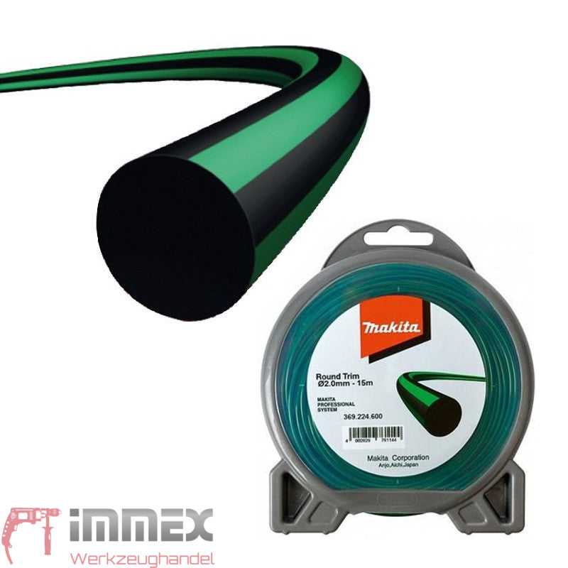 Makita trimmer line, brush cutter line, 15m, 2.0mm, E-02705, DUR181, DUR182