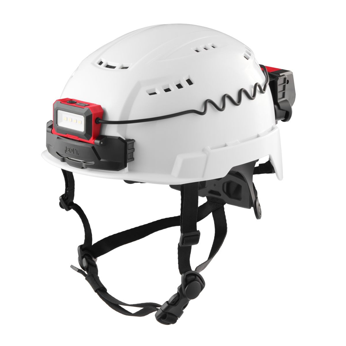 Milwaukee BOLT USB Rechargeable Headlamp Helmet Light for Construction Helmets and Protective Helmets