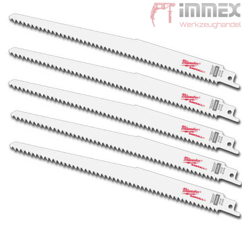 Milwaukee Sägeblätter Holz 22cm 5x 48005016