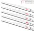 Milwaukee Sägeblätter Holz 22cm 5x 48005016