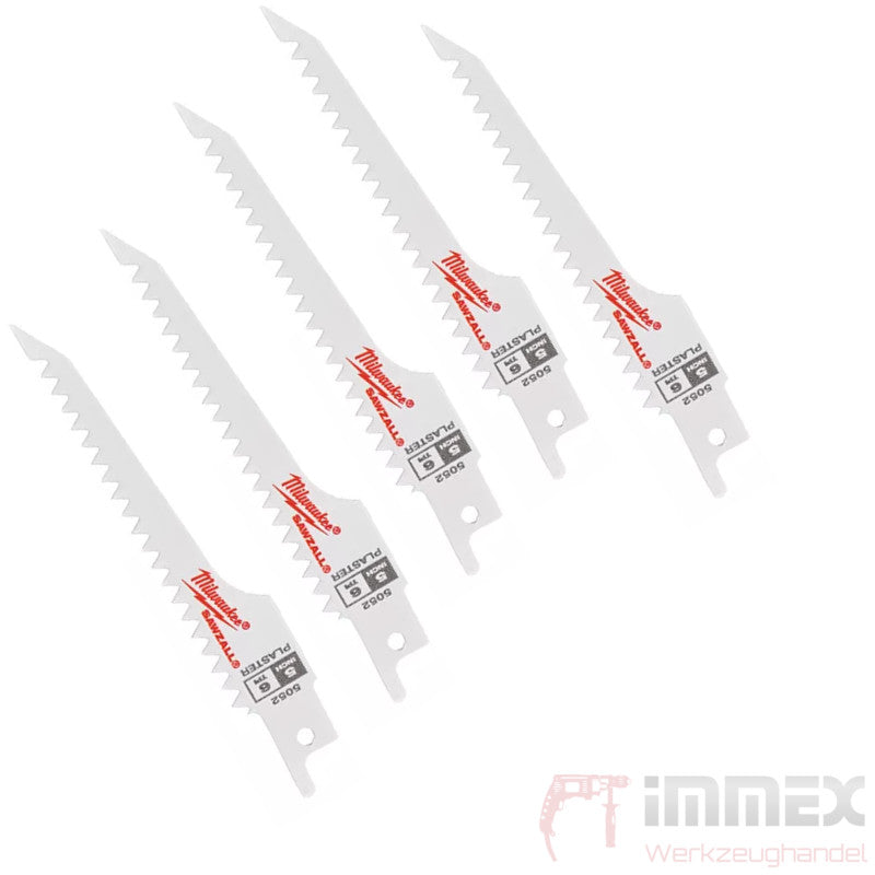 Milwaukee Sägeblätter Trockenbauwände 63mm 5x 48005052