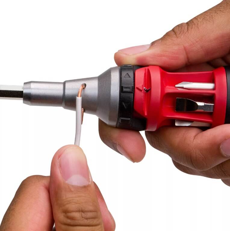 Milwaukee Multi-Bit Schraubendreher mit Ratsche 10in1