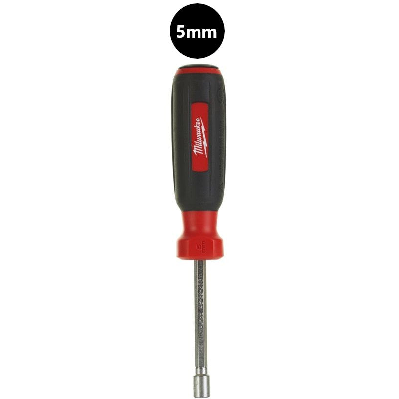 Milwaukee Steckschlüssel mit Durchgangsloch Schraubendreher 5-13mm