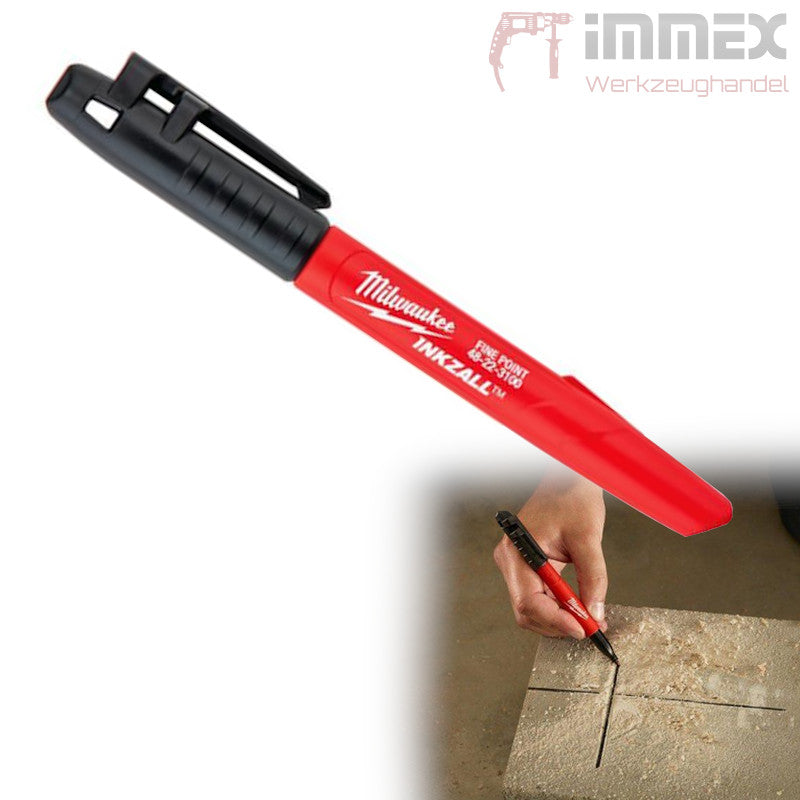 Milwaukee Permanentmarker für Holz Metall Stein 48223100