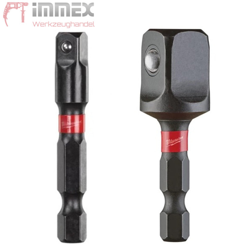 Milwaukee Schlagschrauber Adapter 1/4'' und 1/2''