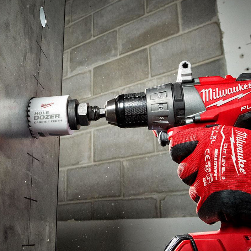 Milwaukee bi-metal hole saw set Hole Dozer 10 pieces