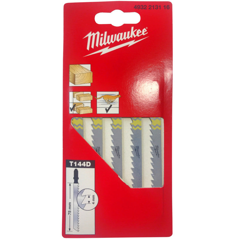 Milwaukee Stichsägeblätter Stichsägeblatt je 5x