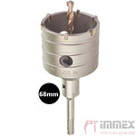 Milwaukee SDS-Plus Schlagbohrkrone 68mm, 82mm Beton Stein Bohrkrone Lochsäge