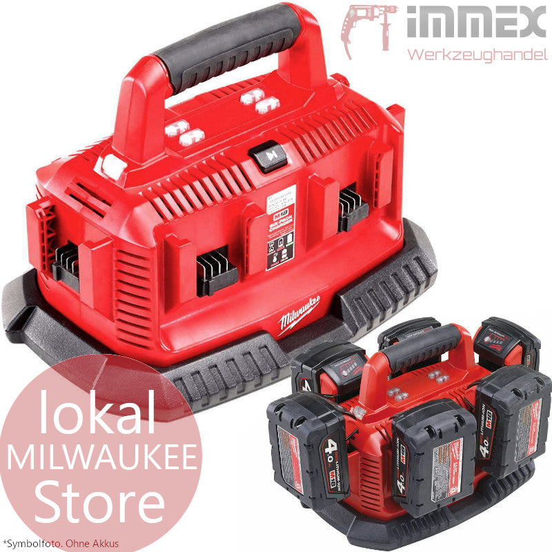 Milwaukee 6-fach Multiladegerät M1418C6