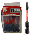 Milwaukee schlagfeste Bits lang/kurz T20,T25,T30,PZ2,PH2