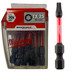 Milwaukee schlagfeste Bits lang/kurz T20,T25,T30,PZ2,PH2