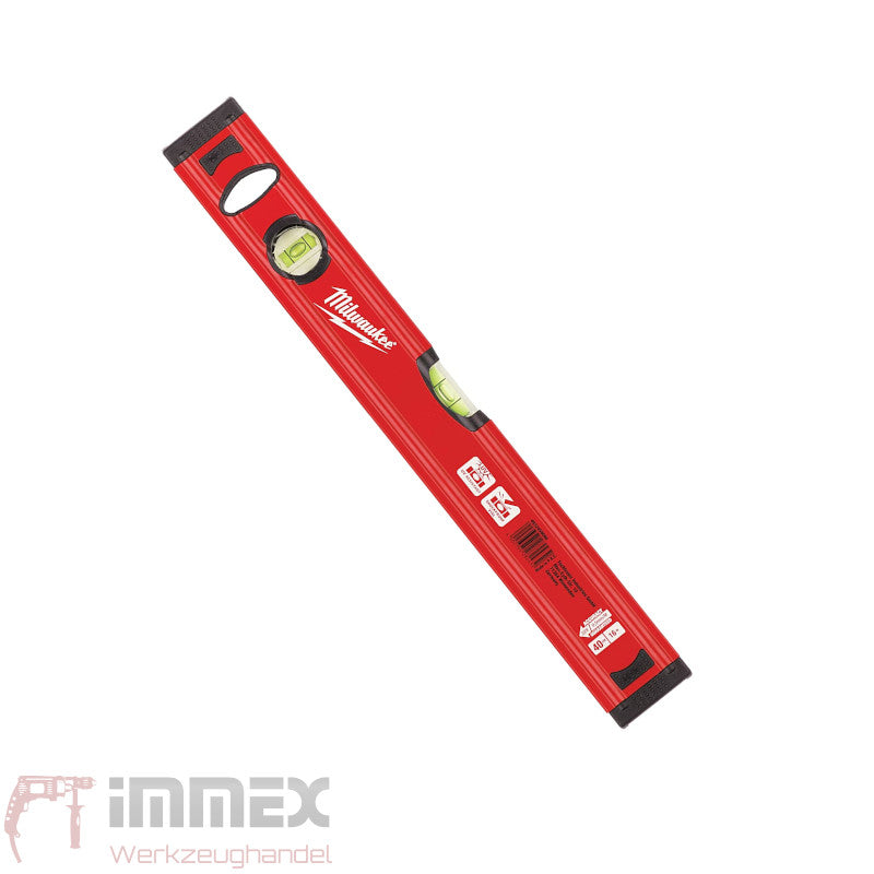 Milwaukee Wasserwaage Slim 40, 60, 80,100cm Acryllibellen