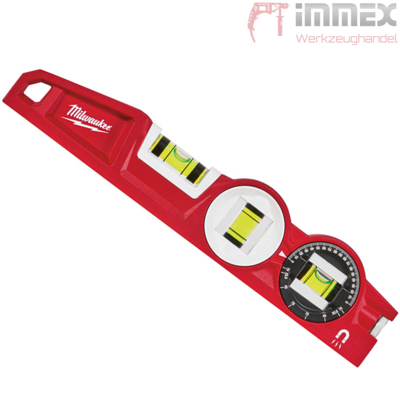 Milwaukee Wasserwaage magnetisch TORPEDO 360°